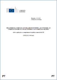 Relatório Anual 2025 sobre a Política Comercial da UE 