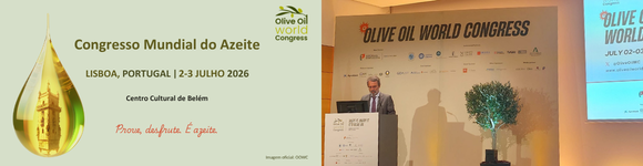 Congresso Mundial do Azeite | 2 e 3 de julho de 2026