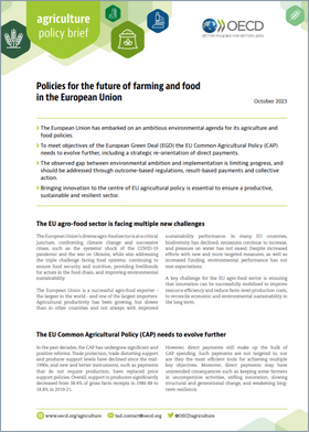 Políticas para o futuro da agricultura e da alimentação na União Europeia